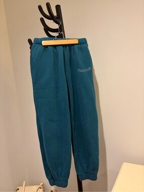 Adika Teal Blue Fleece Joggers